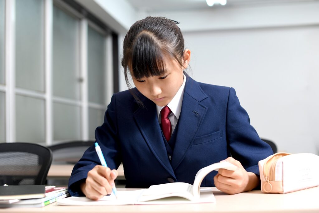 子供の学習の様子